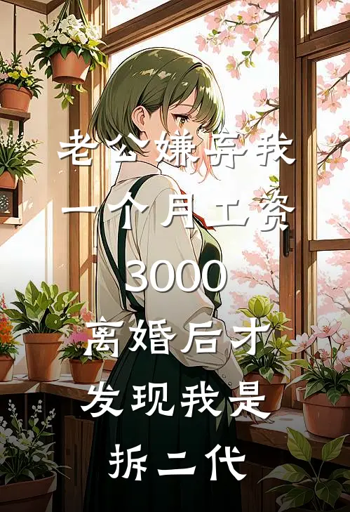 老公嫌弃我一个月工资3000，离婚后才发现我是拆二代